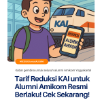 Alumni Amikom Kini Dapat Tarif Reduksi Diskon Tiket Kereta Api 10% dari KAI