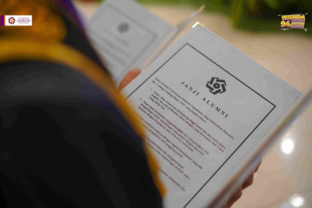 Makna dan Nilai dalam Naskah Teks Janji Alumni Universitas Amikom Yogyakarta