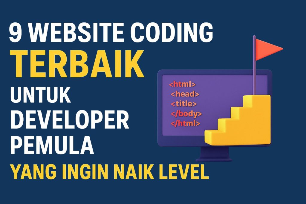 9 Website Coding Terbaik untuk Developer Pemula yang Ingin Naik Level