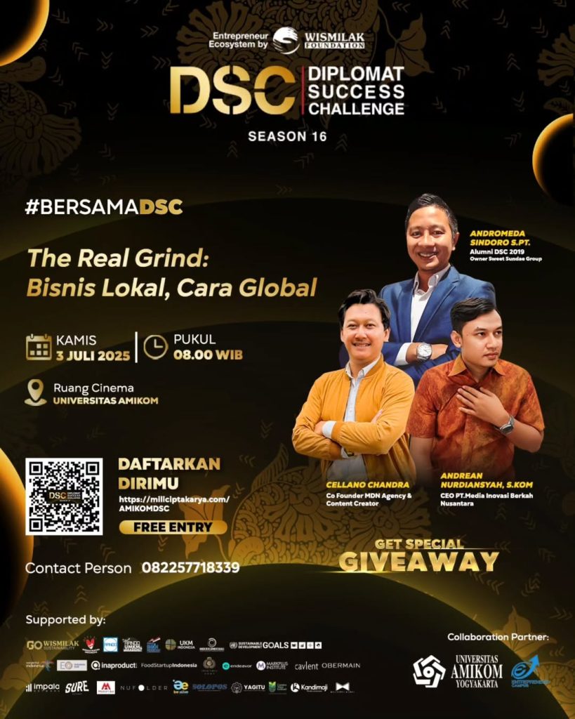 DSC 2025 Hadir di Amikom Yogyakarta Dukung Generasi Muda Bangun Usaha Mendunia