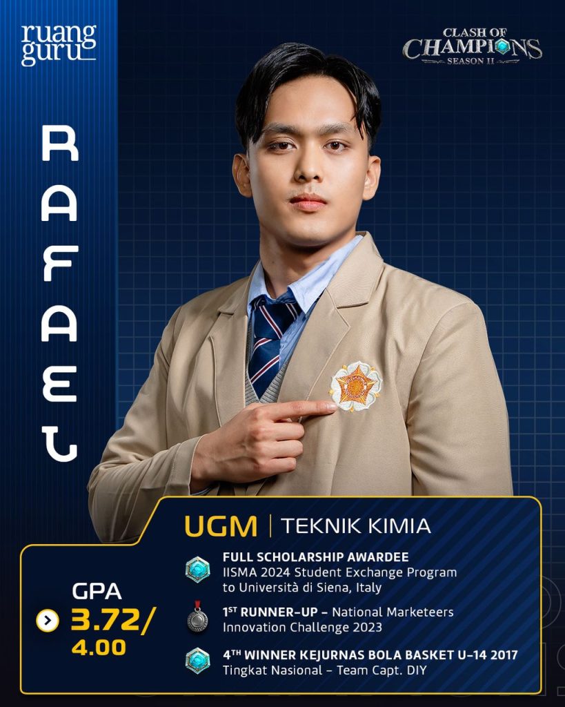 Daftar Peserta Clash of Champions Season 2 Kenali 80 Mahasiswa Berbakat dari Seluruh Indonesia