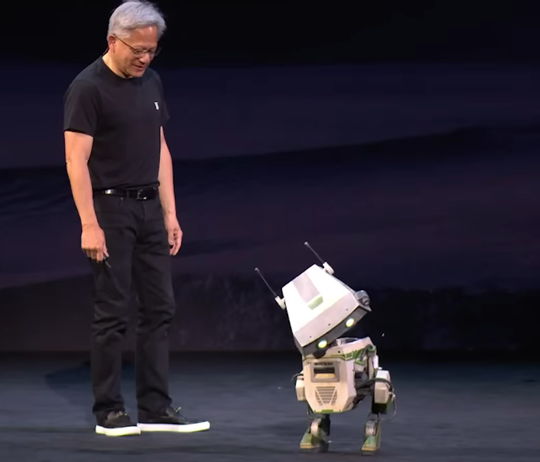 Robot Blue NVIDIA