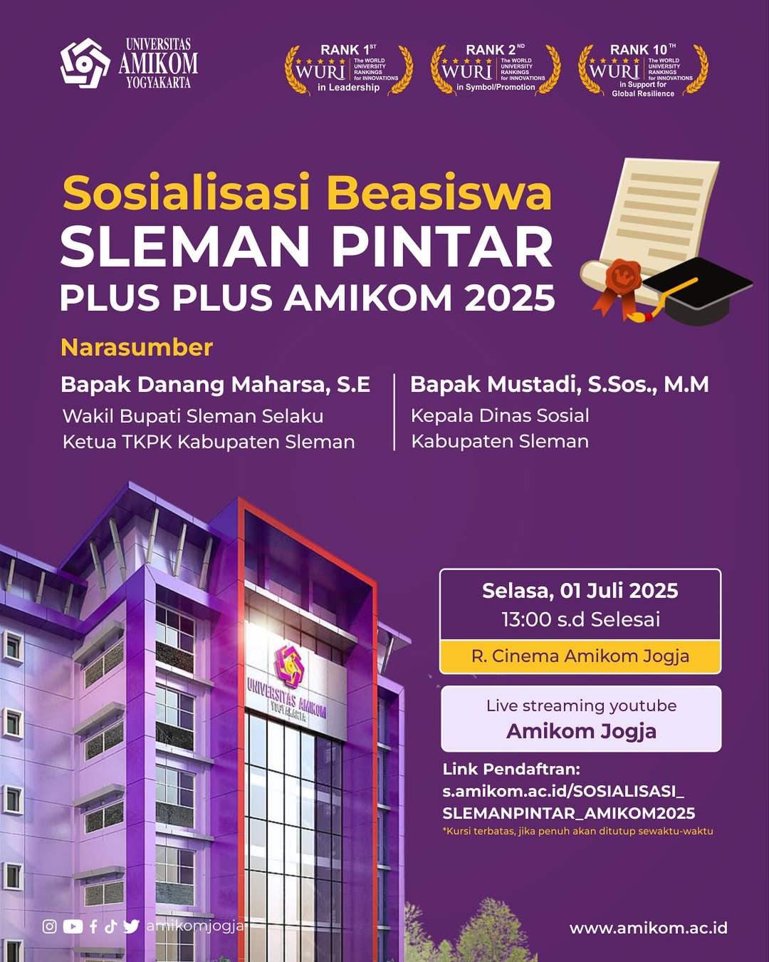 sosialisasi beasiswa sleman pintar