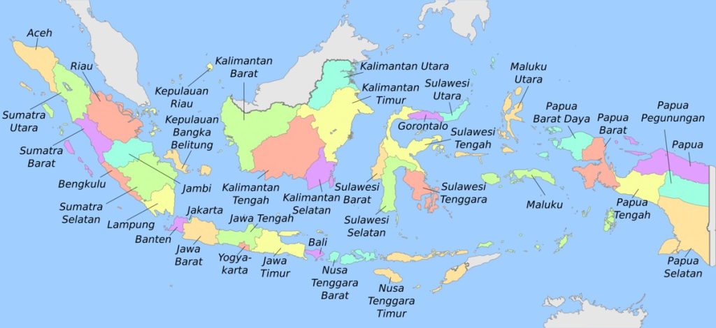Daftar Provinsi di Indonesia Lengkap dengan Ibu Kotanya Terbaru 2025