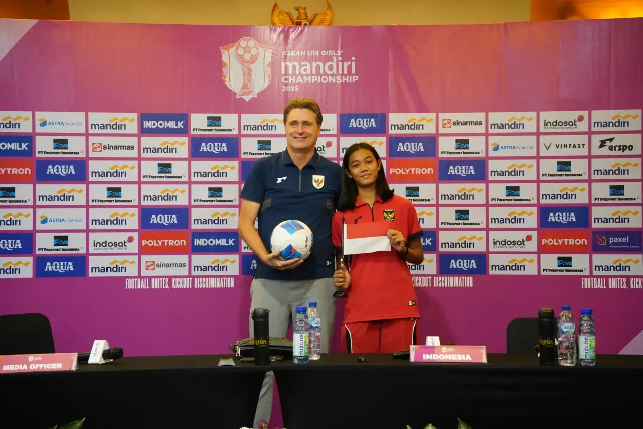 Pemain Semifinal AFF Timnas Putri U16 Indonesia VS Australia