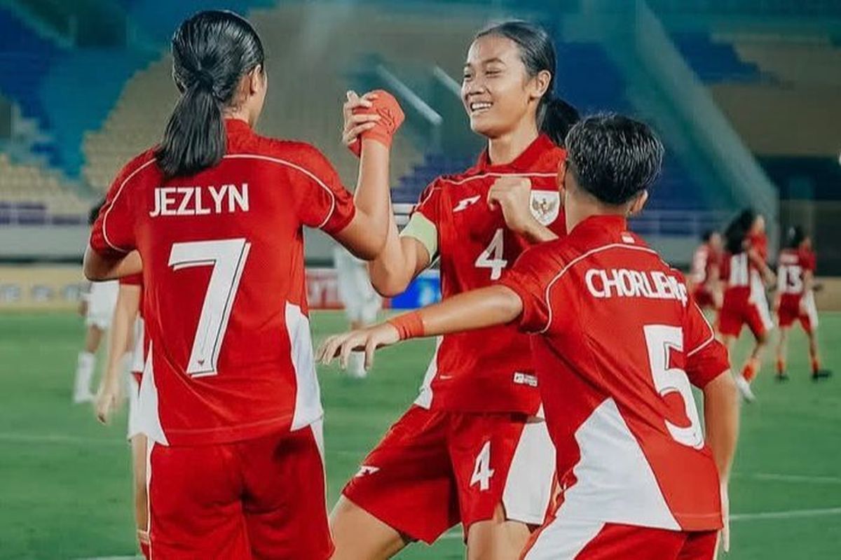 Skor Semifinal AFF Timnas Putri U16 Indonesia VS Australia
