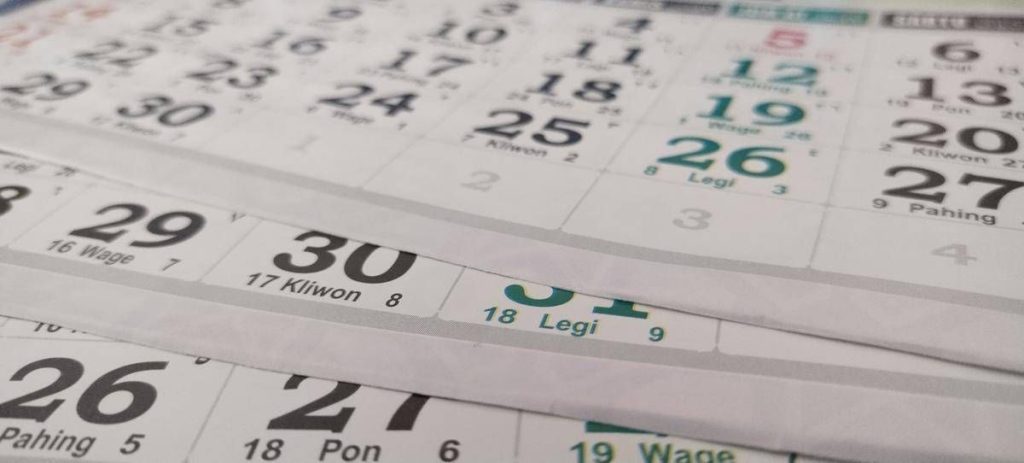 Kalender Jawa September Lengkap dengan Weton