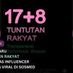 Daftar 17+8 Tuntutan Rakyat