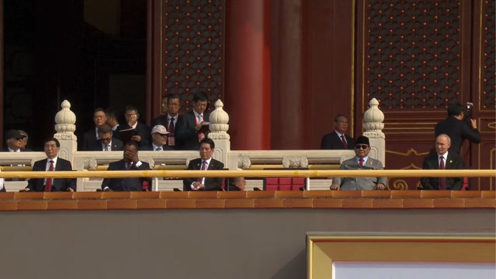 Prabowo Hadiri Parade China dalam Peringatan 80 Tahun Kemenangan Bersama Pemimpin Dunia