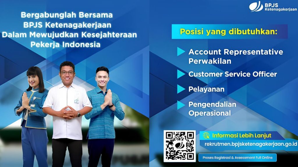 Rekrutmen BPJS Ketenagakerjaan 8-14 September Jadwal, Posisi, dan Cara Daftar Online