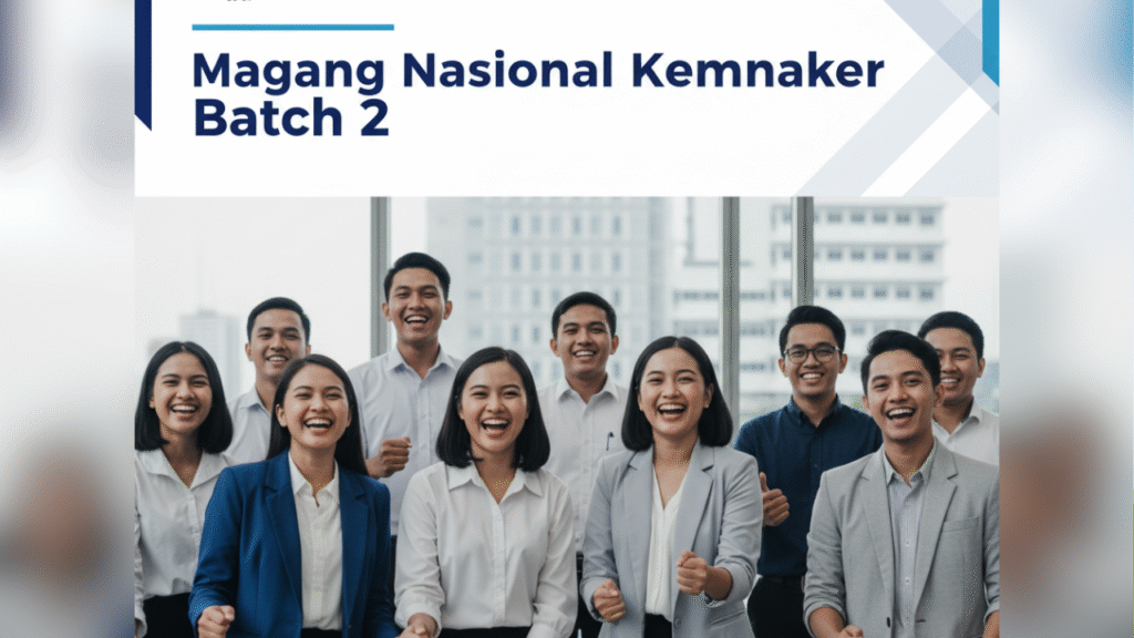 Magang Nasional Batch 2 Jadwal, Syarat, dan Cara Daftar Program Kemnaker 2025