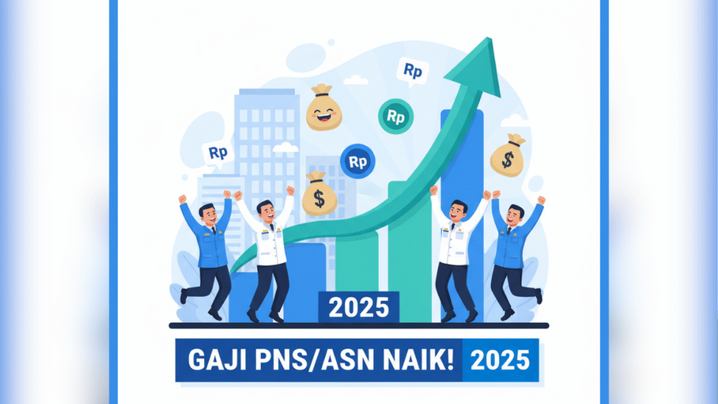 Persentase Kenaikan Gaji PNS 2025 Rincian Lengkap per Golongan dan Tabel Terbaru
