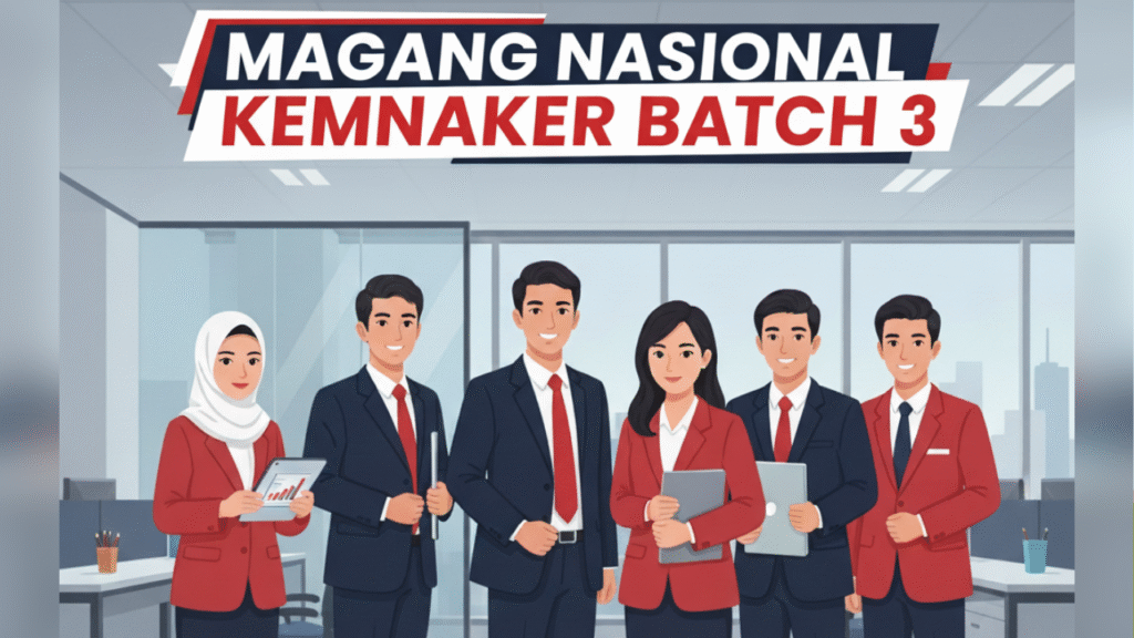 Magang Kemnaker Batch 3 Resmi Dibuka Cek Jadwal, Persyaratan, dan Fasilitas Peserta