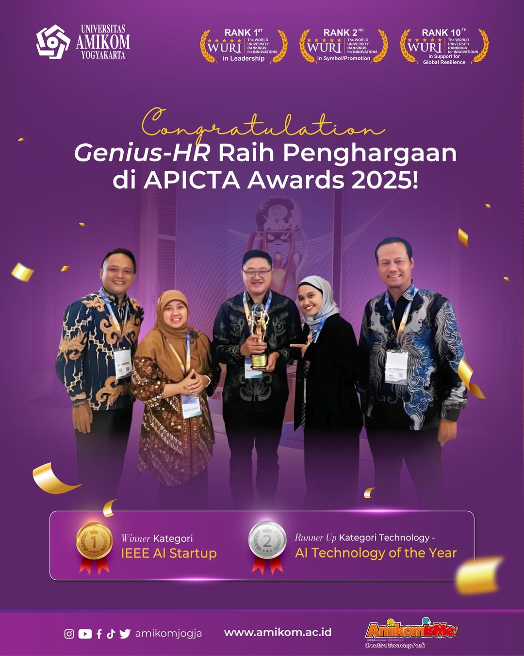 Genius-HR winner APICTA Awards 2025!