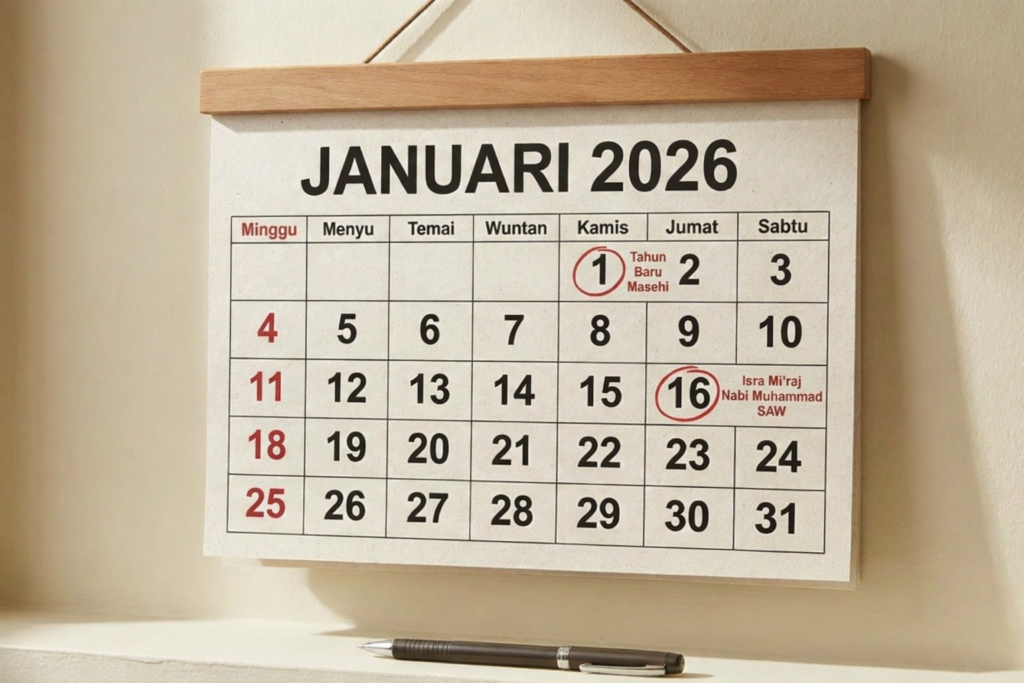 Hari Besar Januari 2026 Hari Nasional, Internasional dan Hari Libur