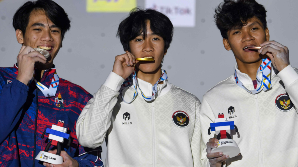 Hasil Panjat Tebing SEA Games 2025 Indonesia Raih Medali, Ini Rekap Lengkapnya