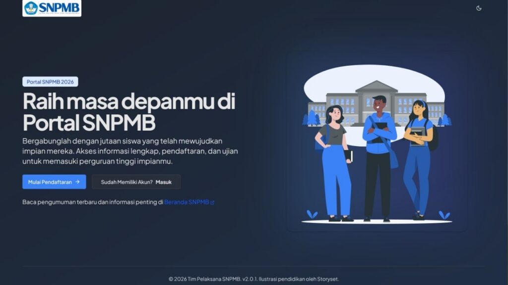 Cara Daftar Akun SNPMB Siswa 2026, Lengkap dan Mudah Dipahami