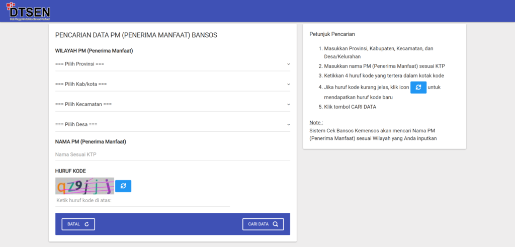 Cek Bansos PKH BPNT 2026 Cara Mudah Cek Penerima Pakai NIK KTP
