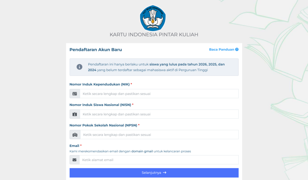 KIP Kuliah 2026 Resmi Dibuka, Anggaran Naik Jadi Rp15,32 Triliun dan Kuota Diperluas
