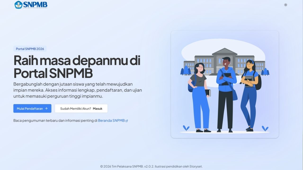 Pendaftaran SNBP 2026 Resmi Dibuka Hari Ini, Ini Jadwal dan ...