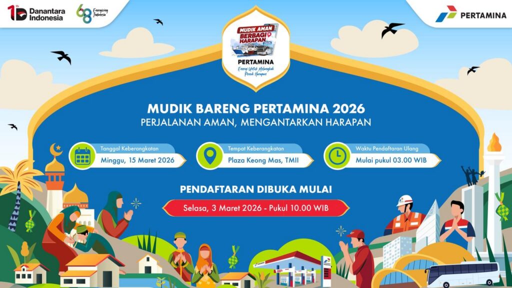 Mudik Gratis Pertamina 2026 Jadwal, Syarat, Cara Daftar, dan Daftar Kota Tujuan