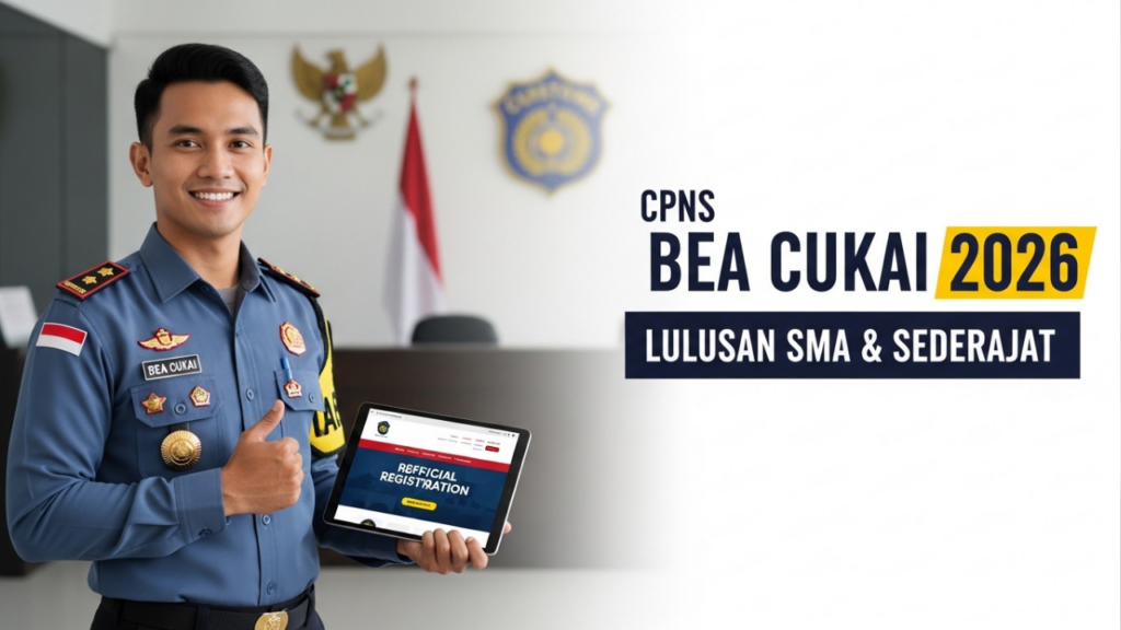 CPNS Bea Cukai SMA 2026 Segera Dibuka, Ini Syarat, Gaji, dan Formasi yang Disiapkan