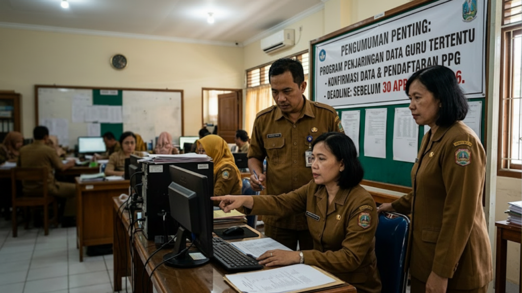 Pendaftaran PPG 2026 Dibuka, Guru Wajib Ikut Penjaringan Data Sebelum 30 April