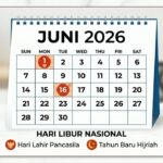 Tanggal Merah Juni 2026, Cek Daftar Libur Nasional dan Long Weekend