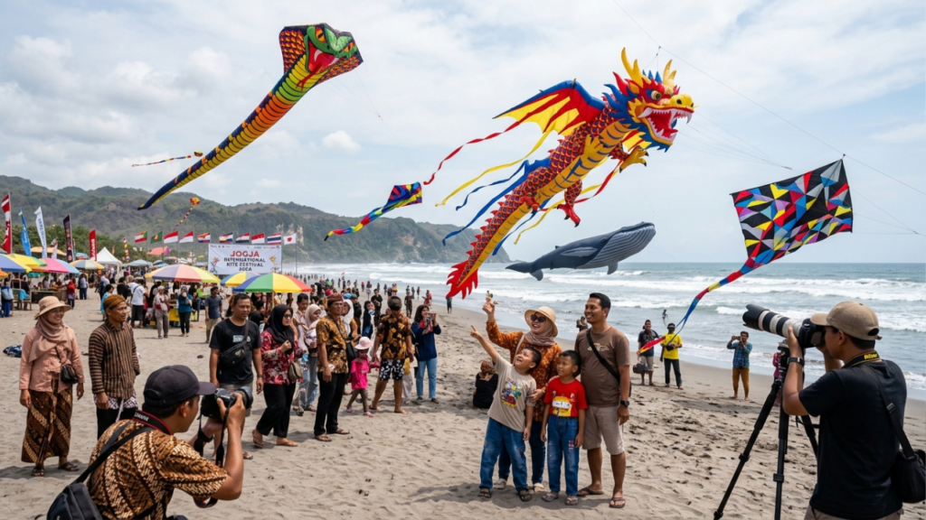 Festival Layang-Layang Internasional Jogja 2026 Jadwal Jogja International Kite Festival, Lokasi, dan Daya Tariknya