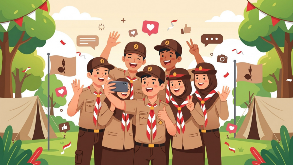 30 Caption Hari Pramuka 2026 yang Singkat dan Keren untuk Media Sosial